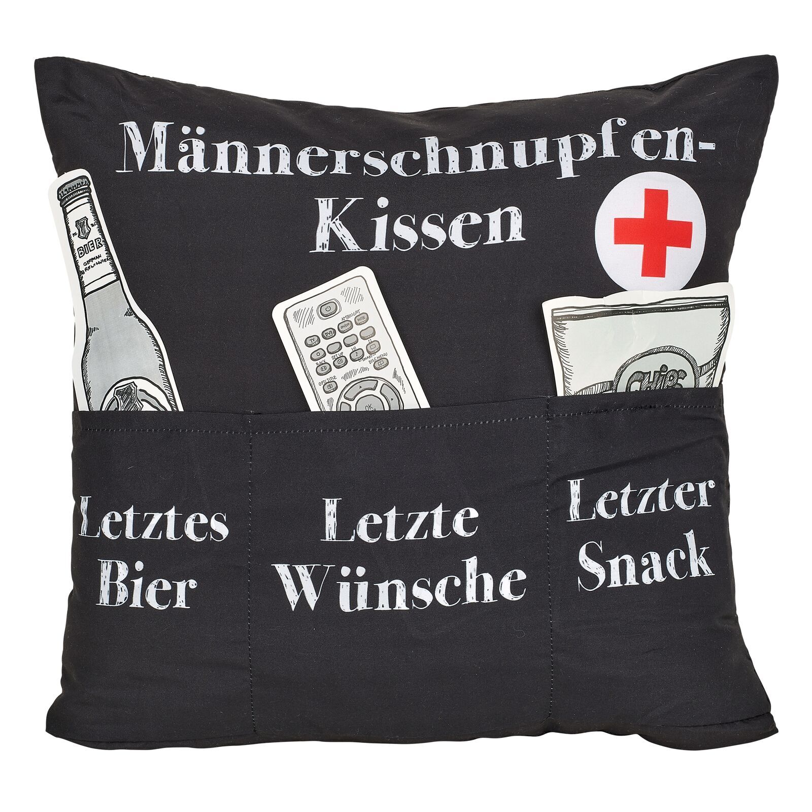 Sofahelden Kissen - Männerschnupfen