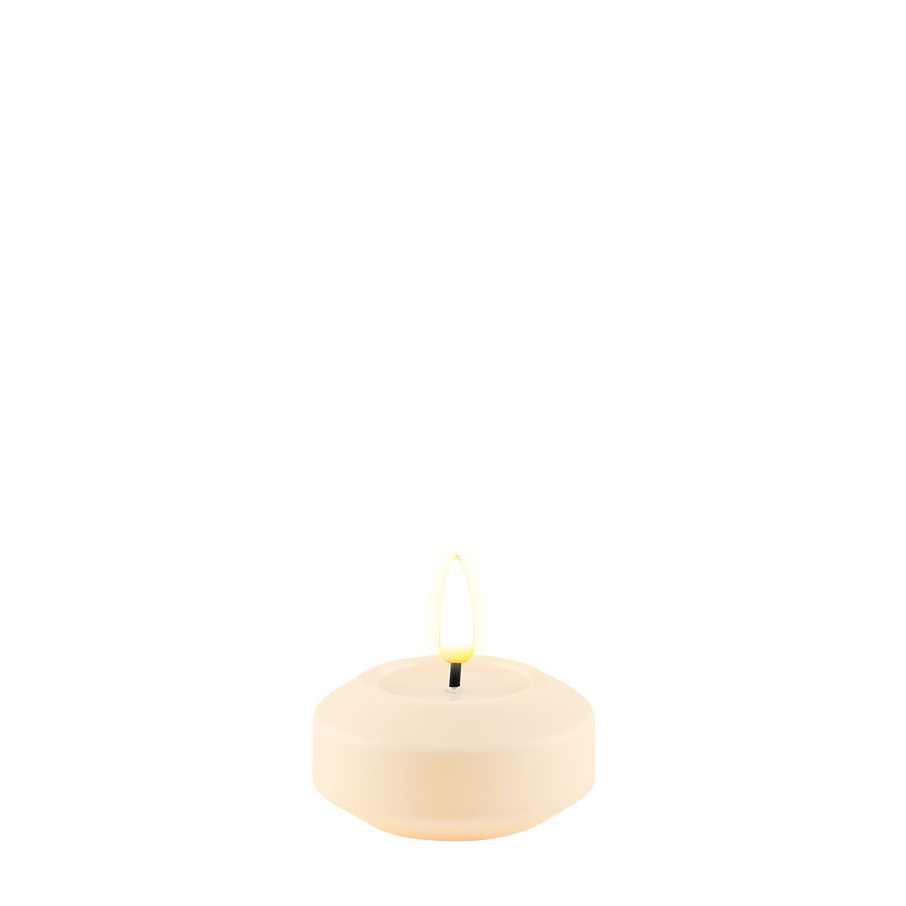 RF-F-0009a Schwimmendes Maxi Teelicht LED Creme