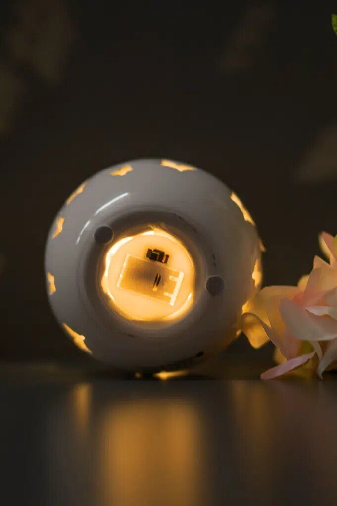 Lichtkugel Ciliana 10cm LED cremeweiß