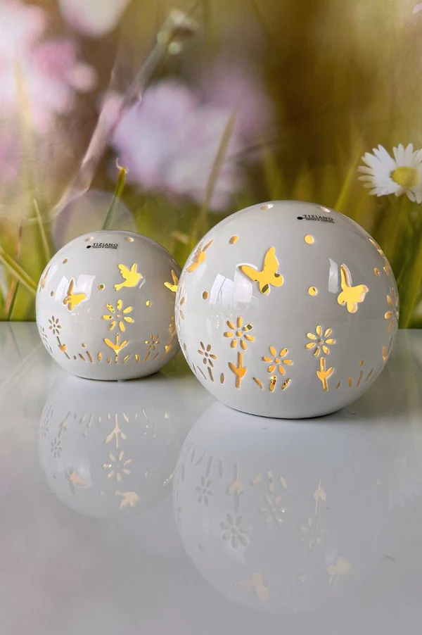 Lichtkugel Polline 18cm LED cremeweiß Lichtkugel Polline 18cm LED cremeweiß