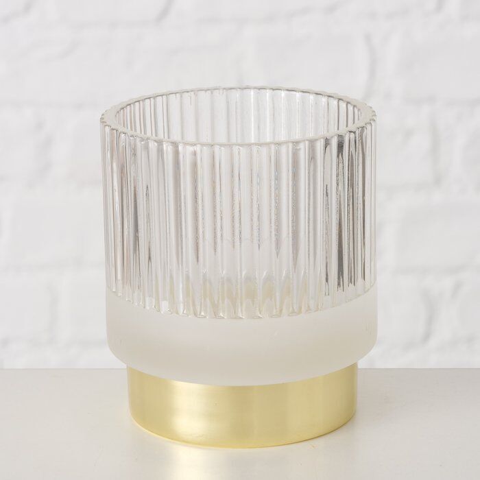 Windlicht Gloria 9cm weiß