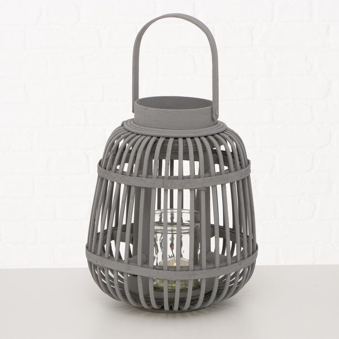 Einzelbild-tyYz1Tcw-large Windlicht Taneja 24cm grau