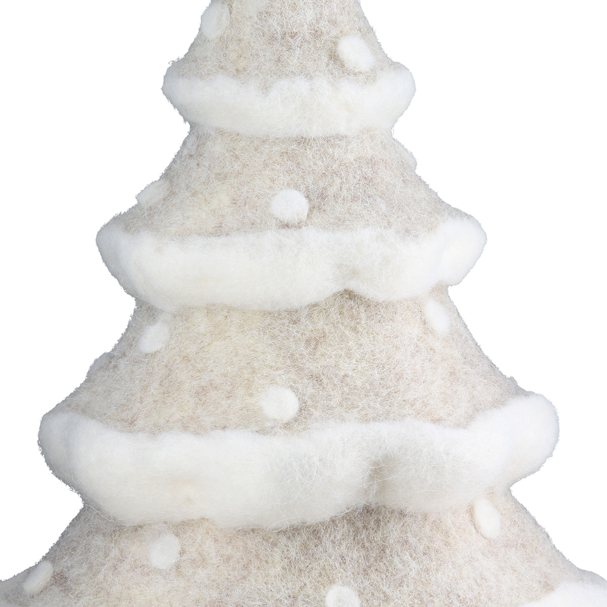 Weihnachtsbaum, Tannenbaum, Shaggy-Textur, Weiß, Kugel-Perlen