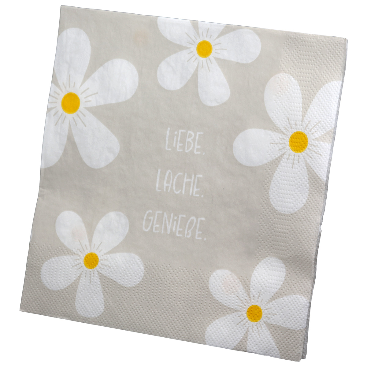 Serviette Liebe Lache Genieße Serviette Liebe Lache Genieße