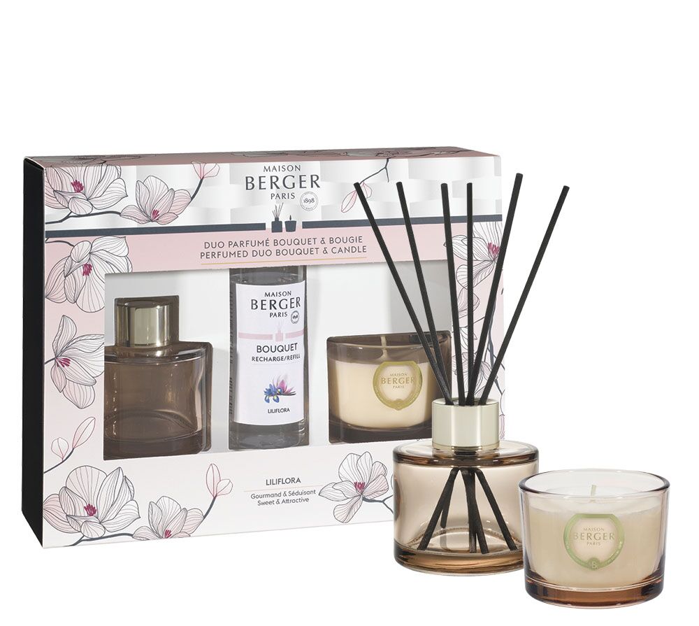 7613boleroset Bolero - Liliflora Raumduft Set Diffuser + Duftkerze