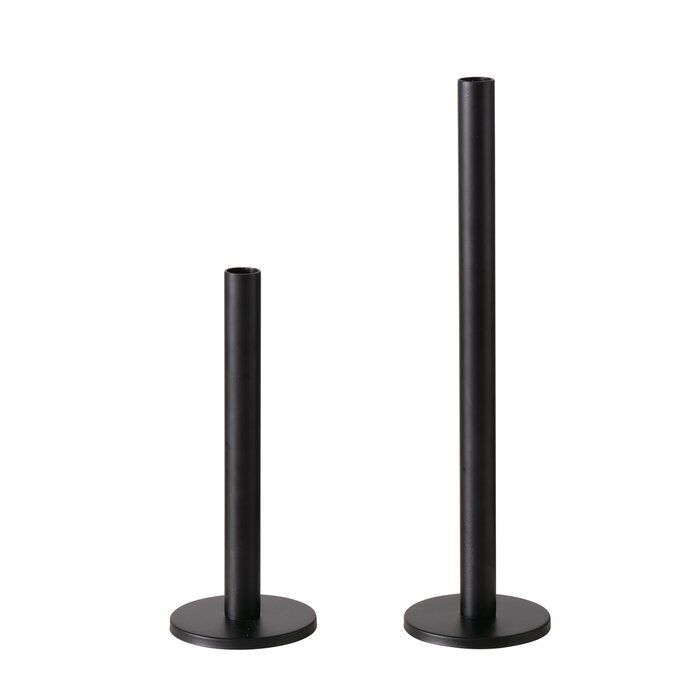 Kerzenleuchter Malko 2 tlg. schwarz