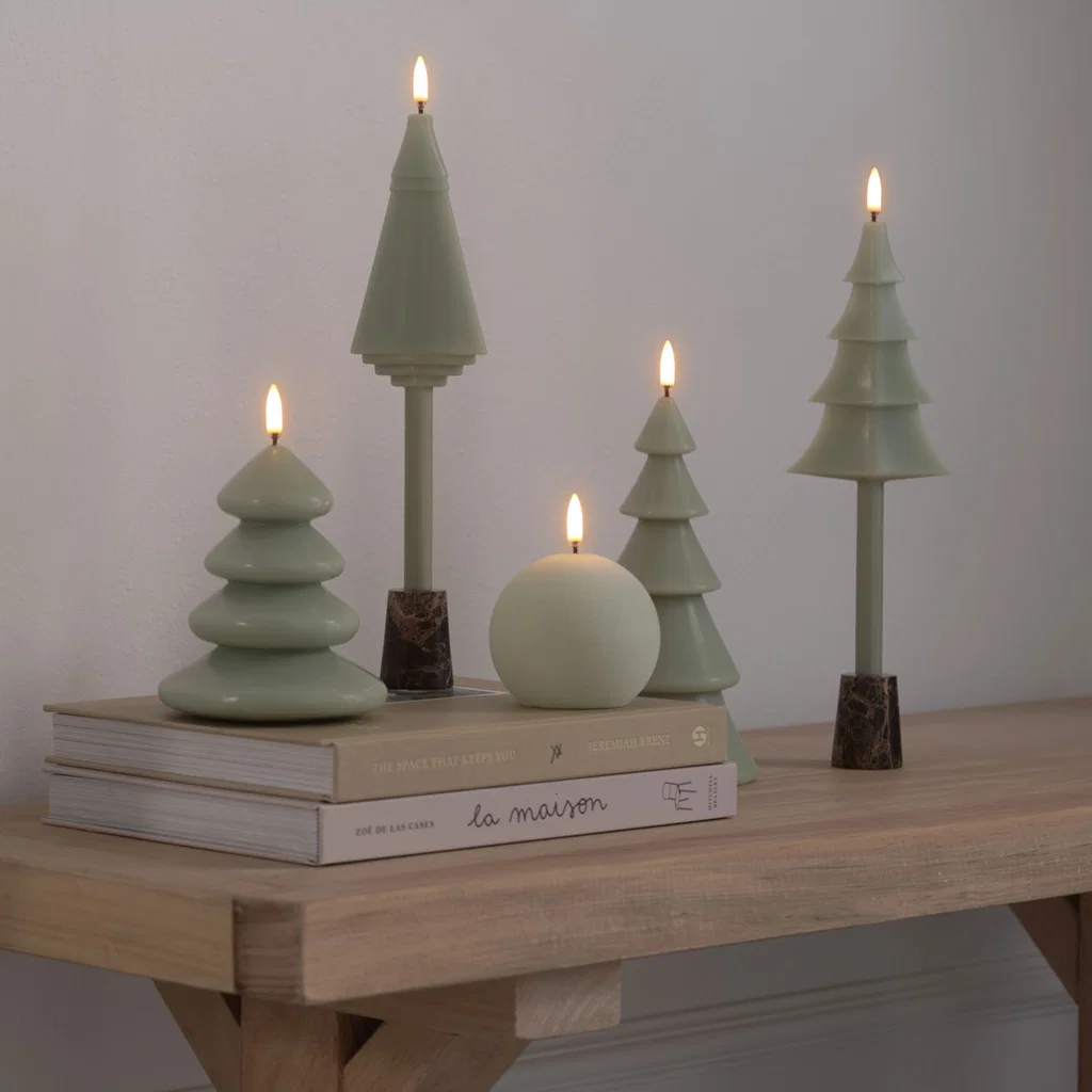 kerzen, weihnachtsdeko, tannenbaum, kerzenhalter, holzdeko