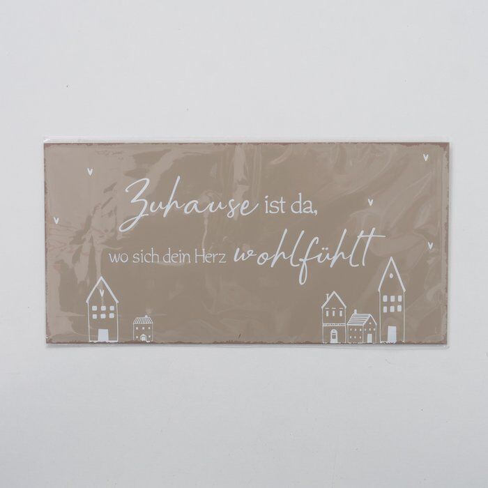 Deko Schild Nordy beige