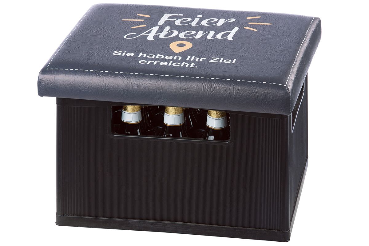 Sitzpolster Feierabend schwarz