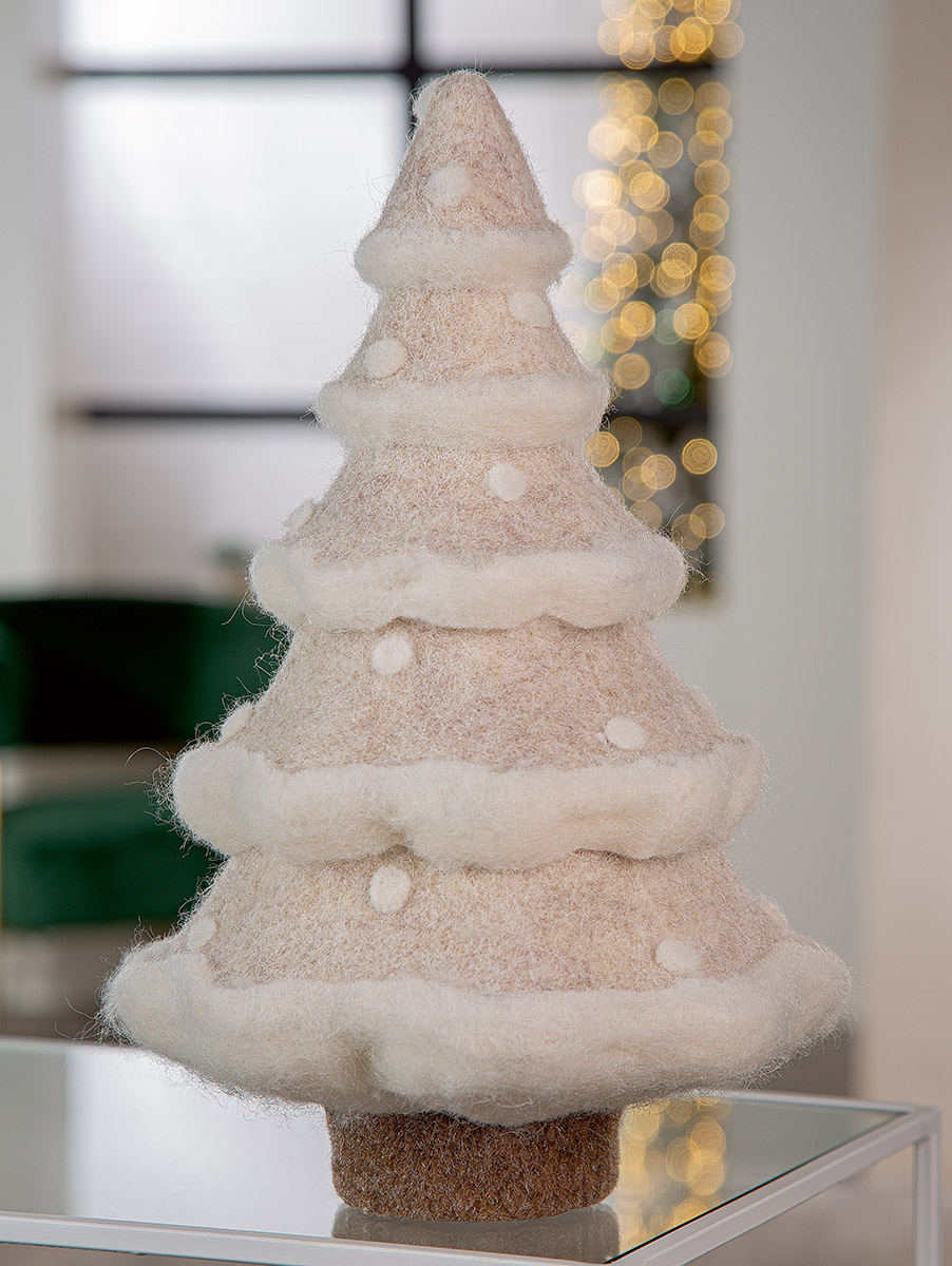 Dekofigur Weihnachtsbaum Narvik 35cm Wald, Weihnachtsbaum, Filz, Kunstbaum, Deko
