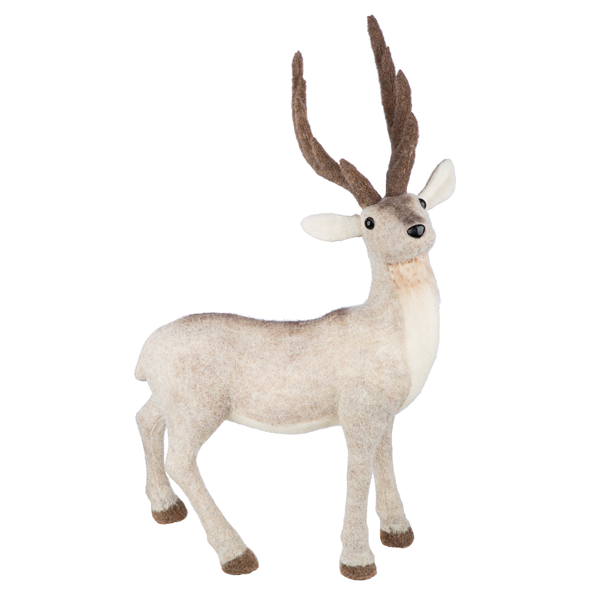 Dekofigur Hirsch Narvik stehend Dekofigur, Rentier, Weihnachtsdeko, Stofftier, Hochformat