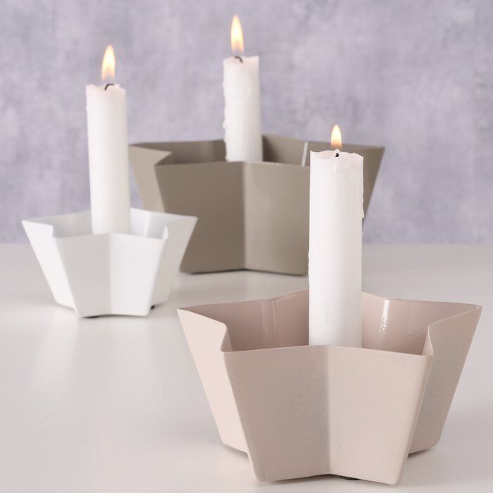 Kerzenleuchter Askella grau 7cm