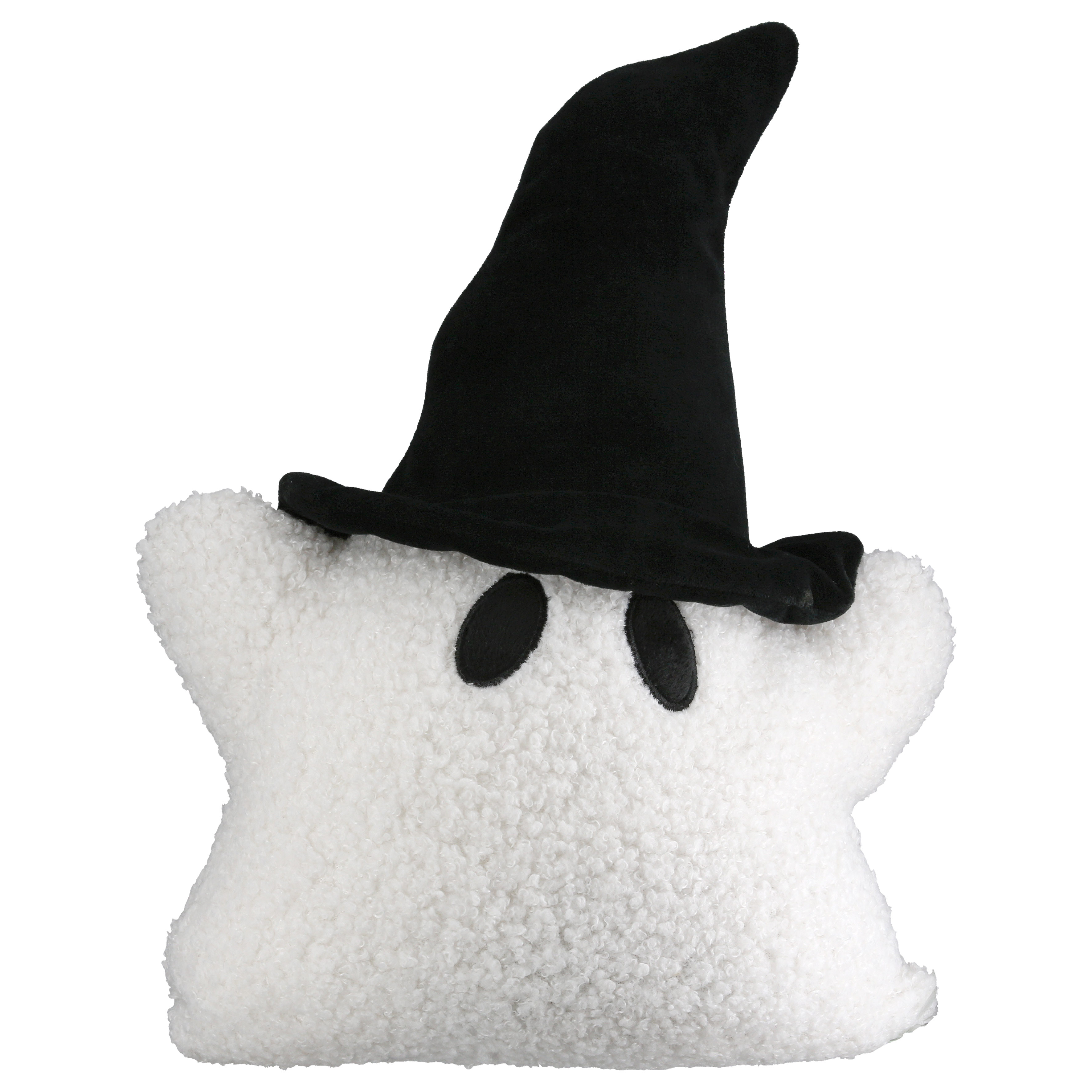 Kissen, Kuschelkissen, Star, Weiß, Hut