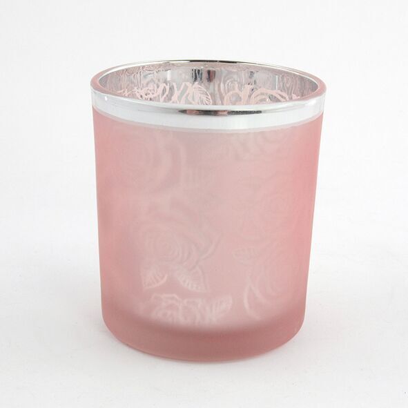 707957 Windlicht rosa Rosendesign S