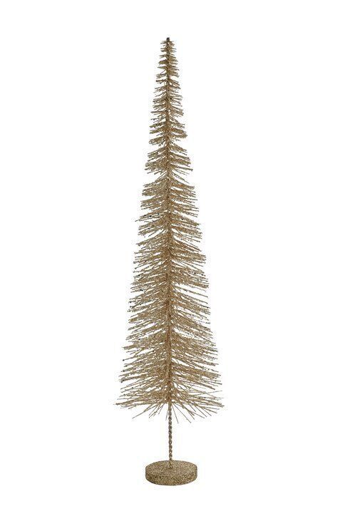Seoul Deko Tannenbaum mit Glitzer gold 70cm