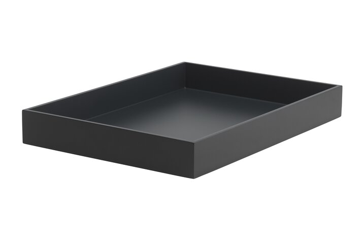 Deko Tablett Spa schwarz zweifarbig rechteckig M