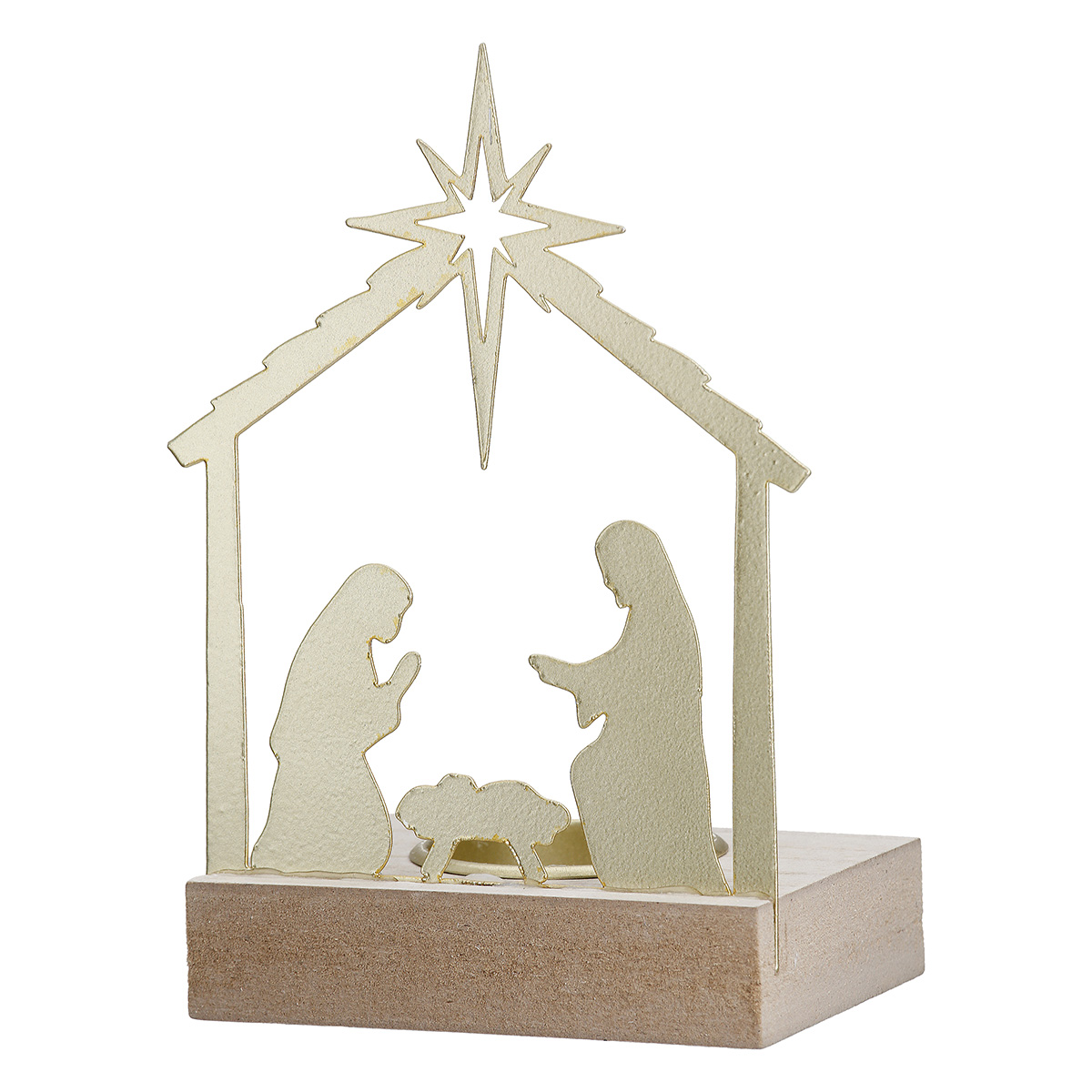 Weihnachtskrippe, Krippenfigur, Nativity, Holzbasisset, Schnittfigur