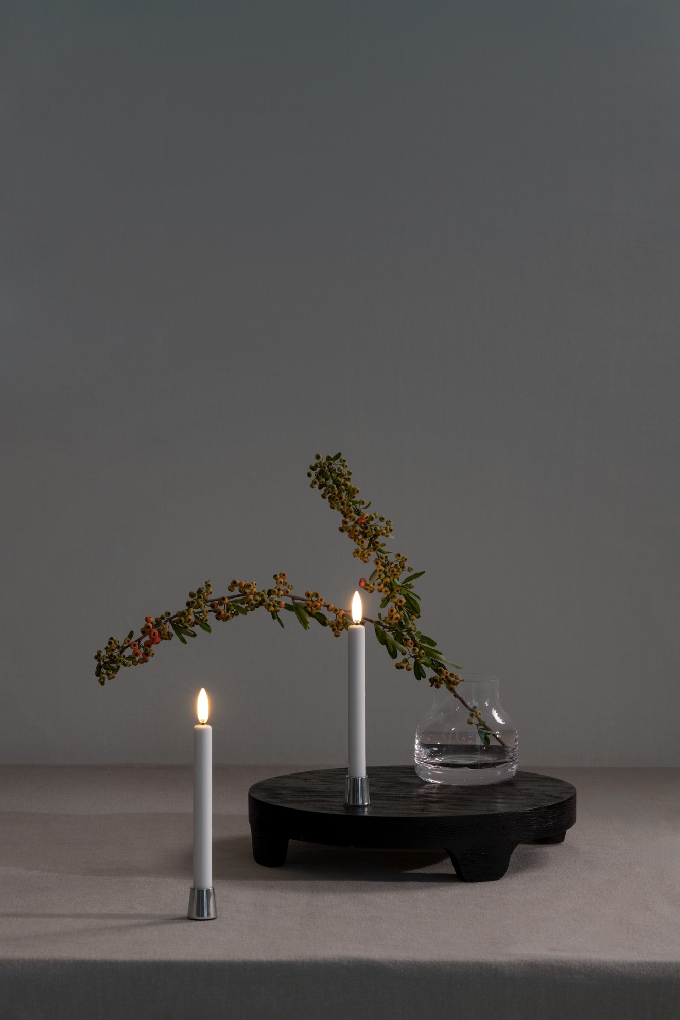 Uyuni Tafelkerzenhalter Light Mini chrome 2 Stück