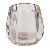 Jaquard Windlicht roségrau