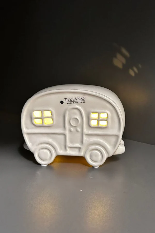 Deko Wohnwagen Casina LED 13cm Deko Wohnwagen Casina LED 13cm