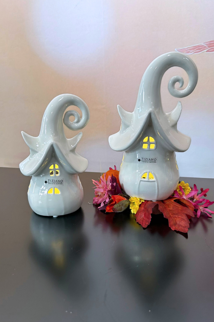 Lichthaus Avalon hoch 19cm LED cremeweiß Kunst, Kunsthandwerk, Porzellan, Töpferei, Krug