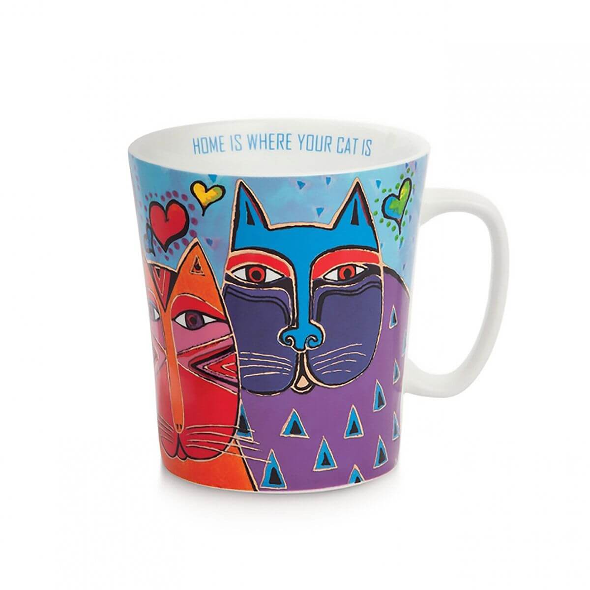 Tasse Fantastic Felines - Home is where your cat is Pokal, Getränk, Kaffee, Kaffeetasse
