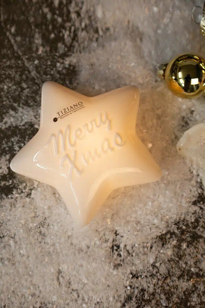 lazio-relief-led-merry-xmas Stern Lazio 12cm LED cremeweiß Merry Xmas