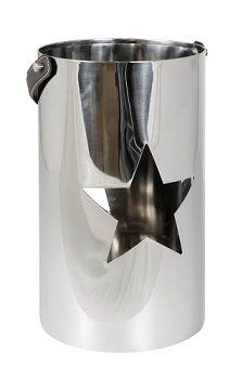 126672_g Kerzenlaterne Toba Stern Edelstahl 35cm