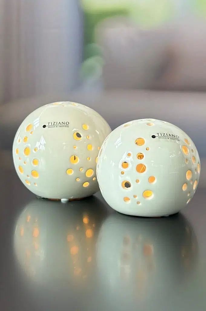 Lichtkugel Verona 8cm LED creme Lichtkugel Verona 8cm LED creme