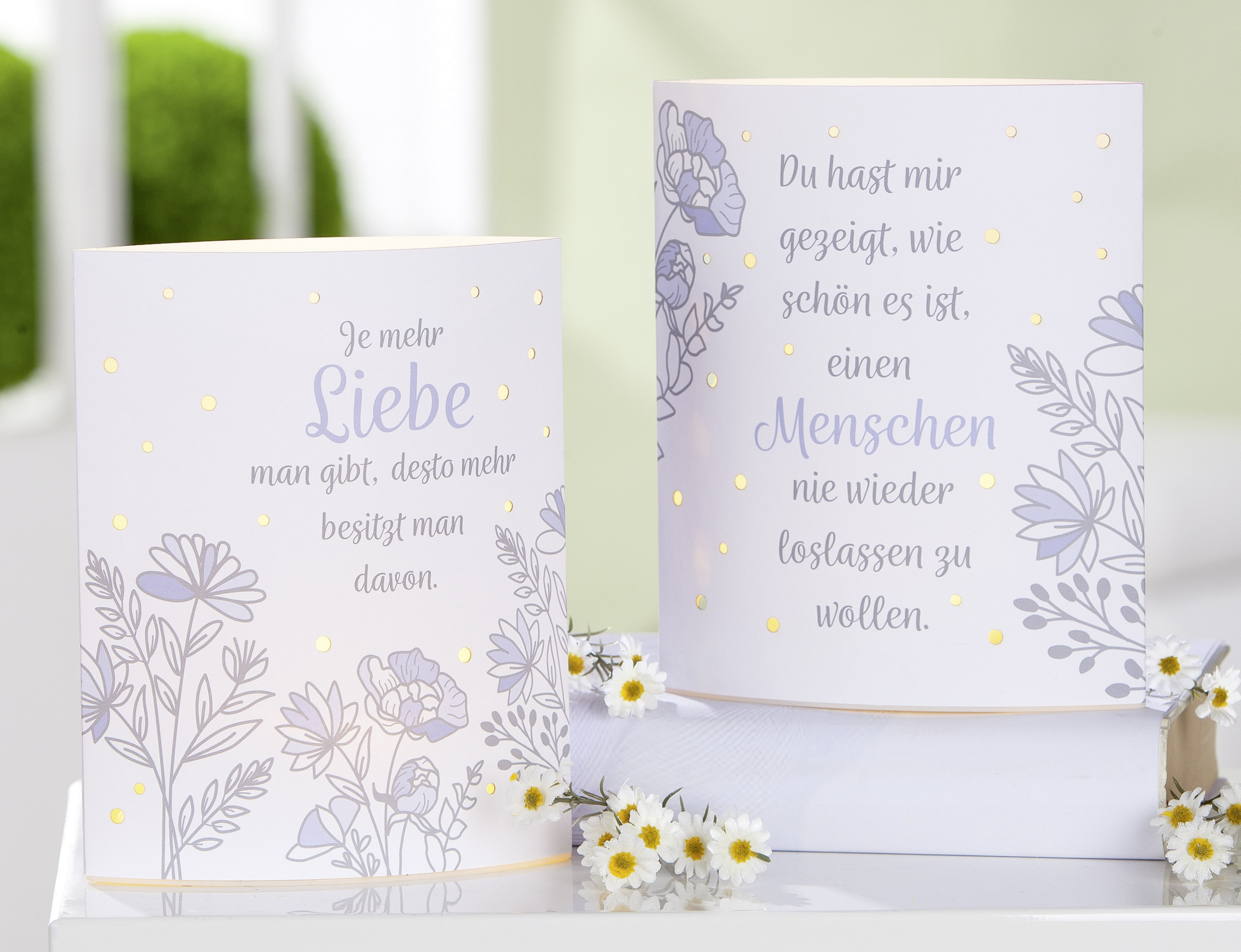 Dekoleuchte Blumenstrauß LED Papier Menschen Dekoleuchte Blumenstrauß LED Papier Menschen