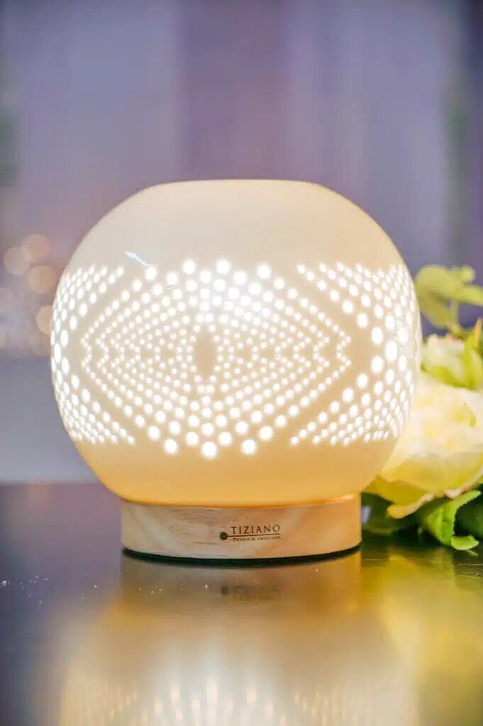 Dekolampe Ortenzia mit Rauten