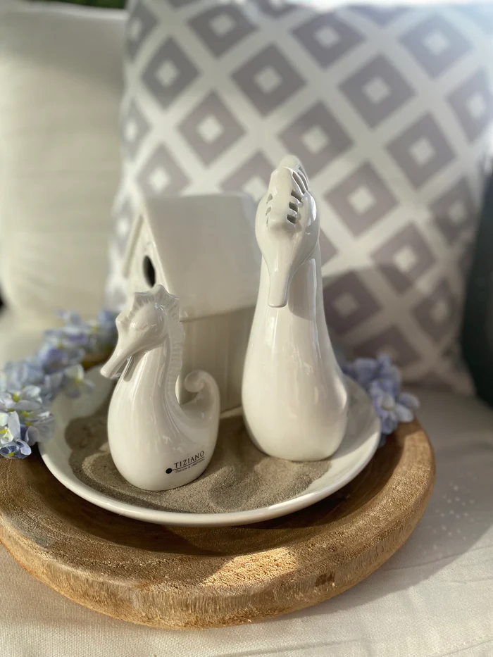 Seepferd Morana cremeweiß 13cm