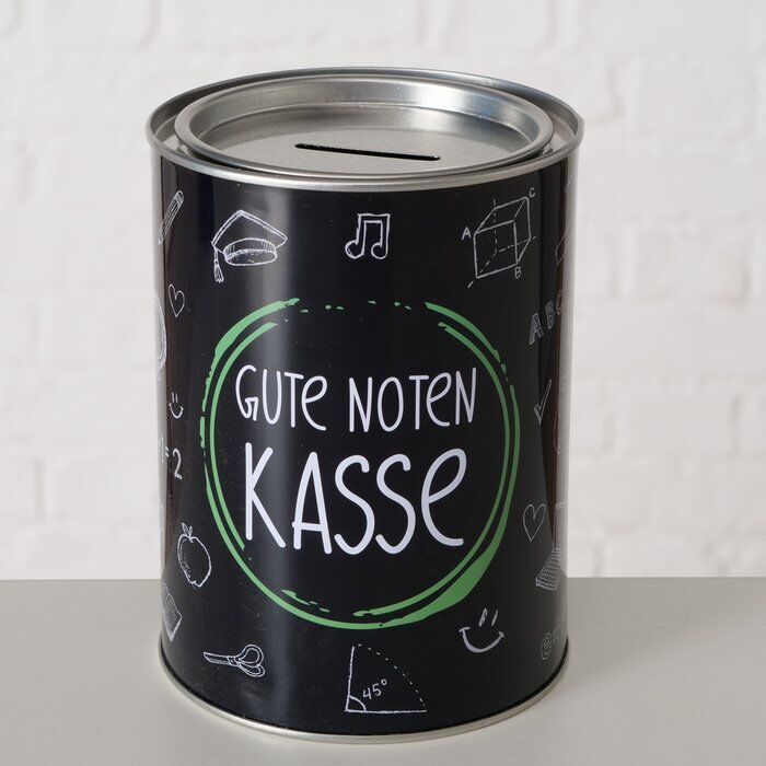 Spardose Notenkasse schwarz