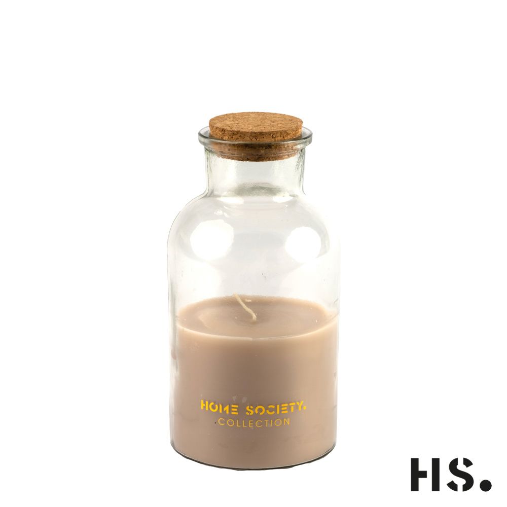 Xad5fr2g Jar Candle Lisse sand klein