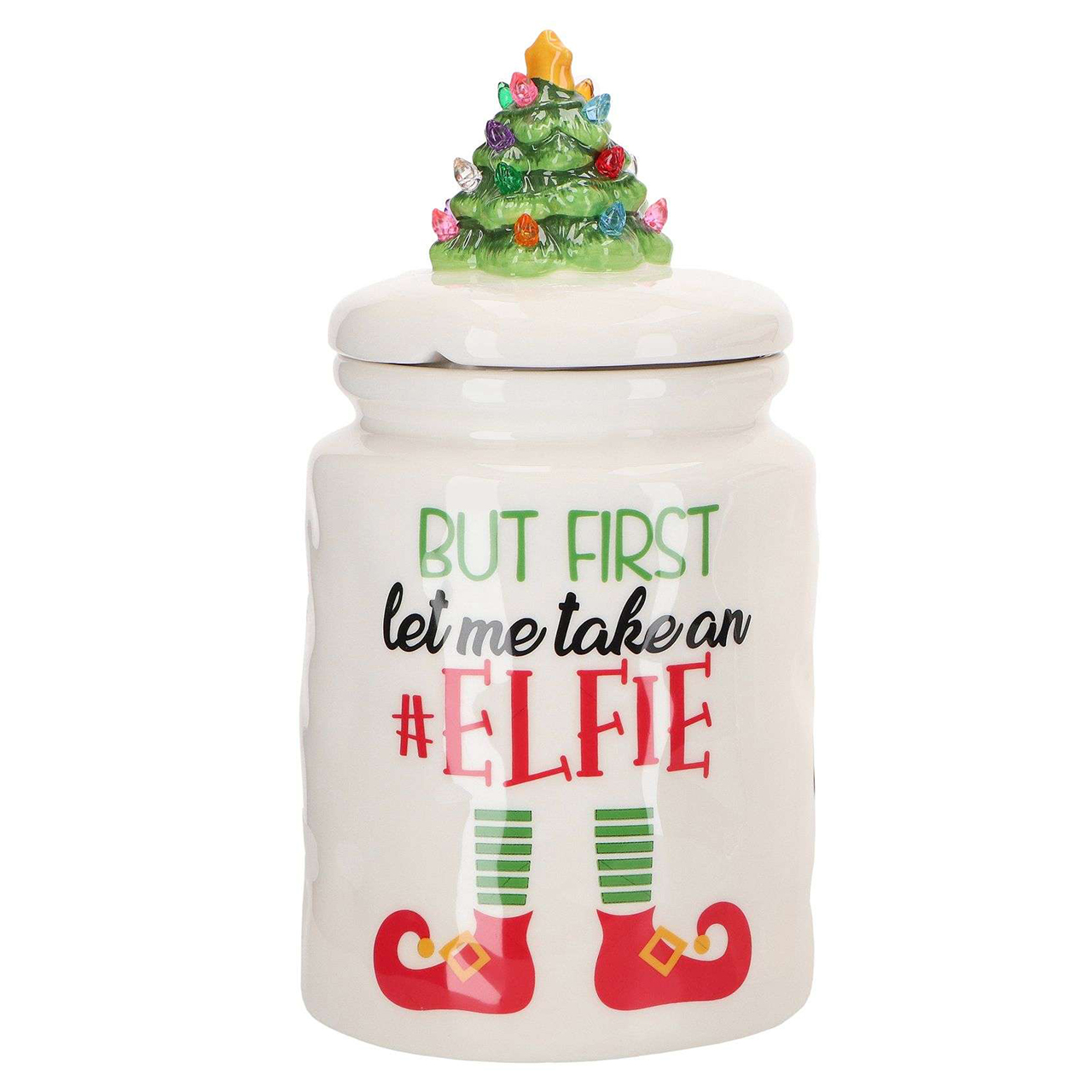 Christmas Jar Keksdose Elfie LED Krug
