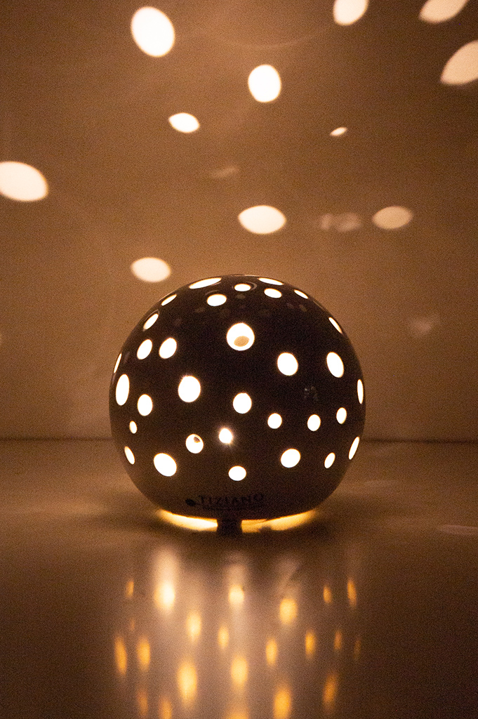 Lichtkugel Padova 8cm LED creme