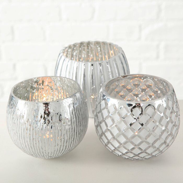 Windlicht Ainara silber Design 3