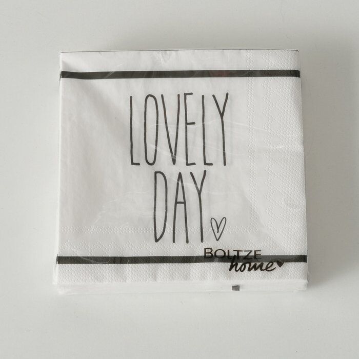 Serviette Stappo 20 Stück weiß Variante 3