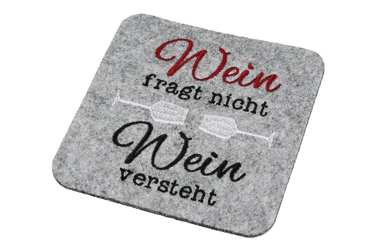 Untersetzer Weinfest 6 Stück Matte