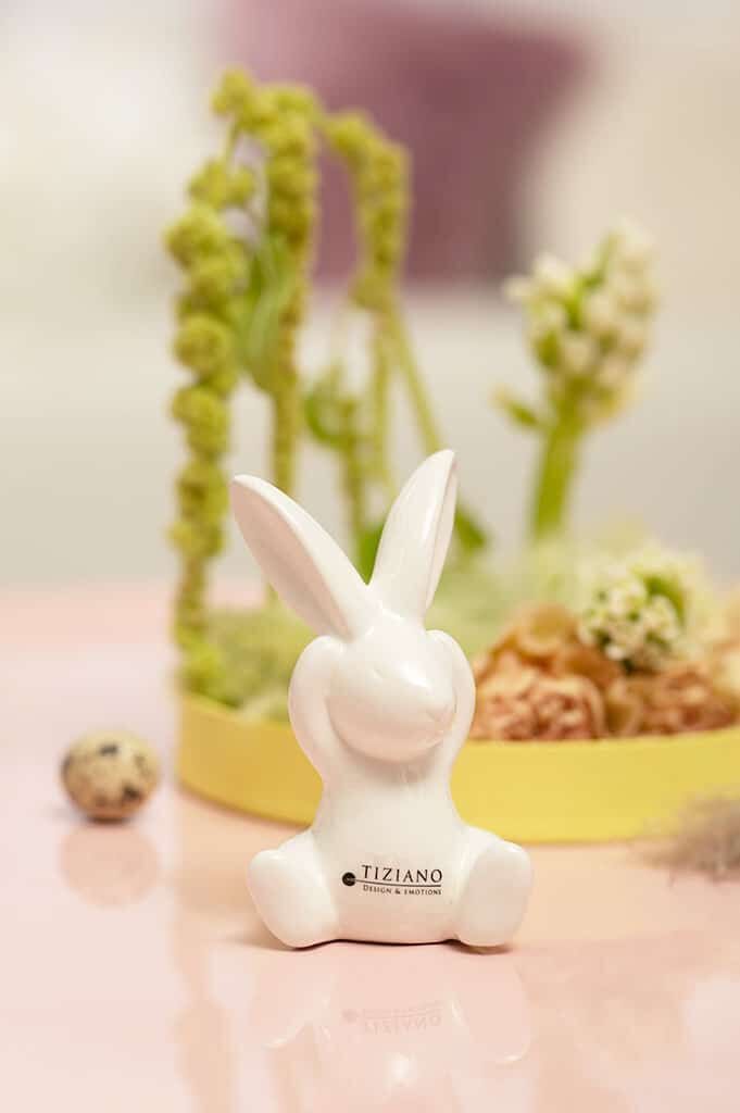 Hase Fabrio sitzend creme 18,5cm Tier, Säugetier, Hase