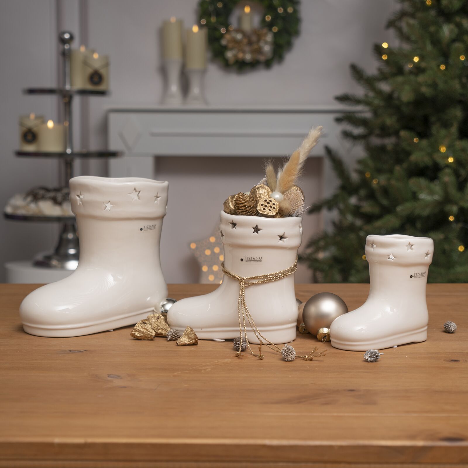 _DSC8765 Kübel Stiefel Armani 13cm cremeweiß