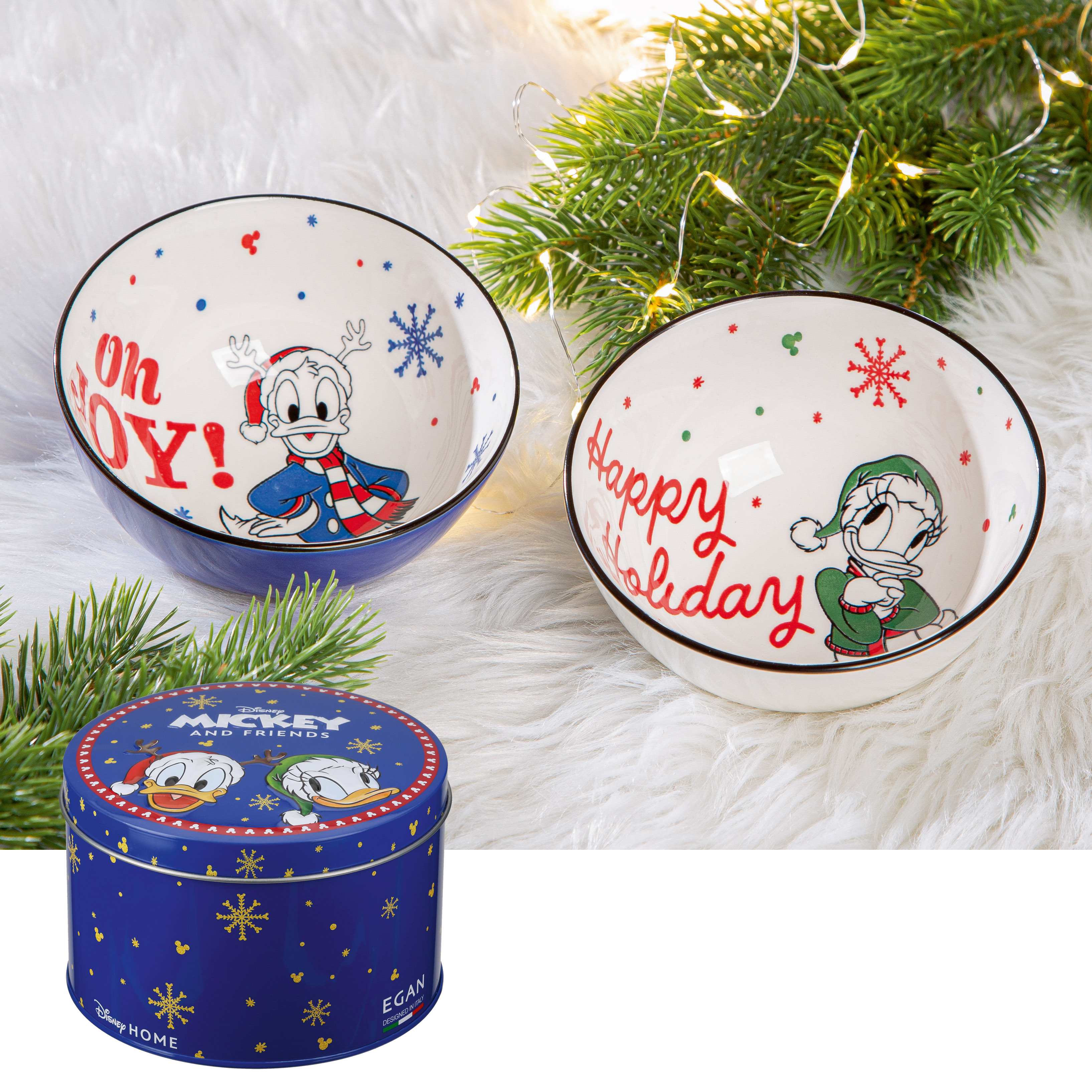 Schalen Donald & Daisy Duck - Winter Magic 2er Set Band