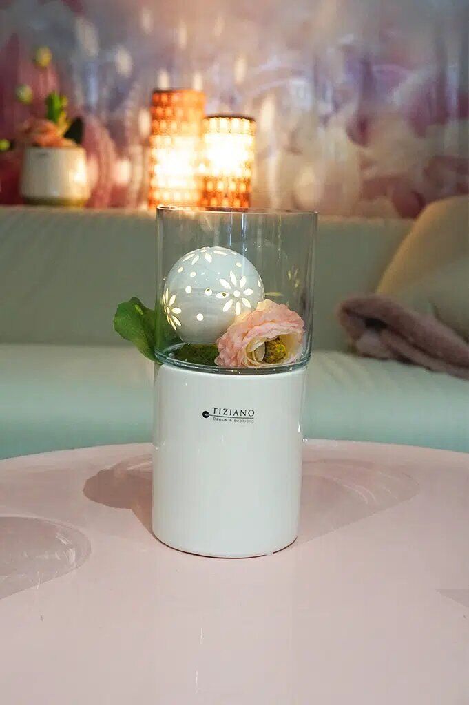 Windlicht-laterna-mit-Lichtkugel-Produktbild1221 Laterna Basis mit Glas 26cm LED