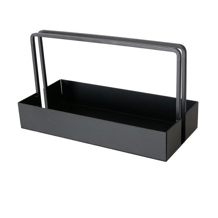 Deko Tablett Como schwarz