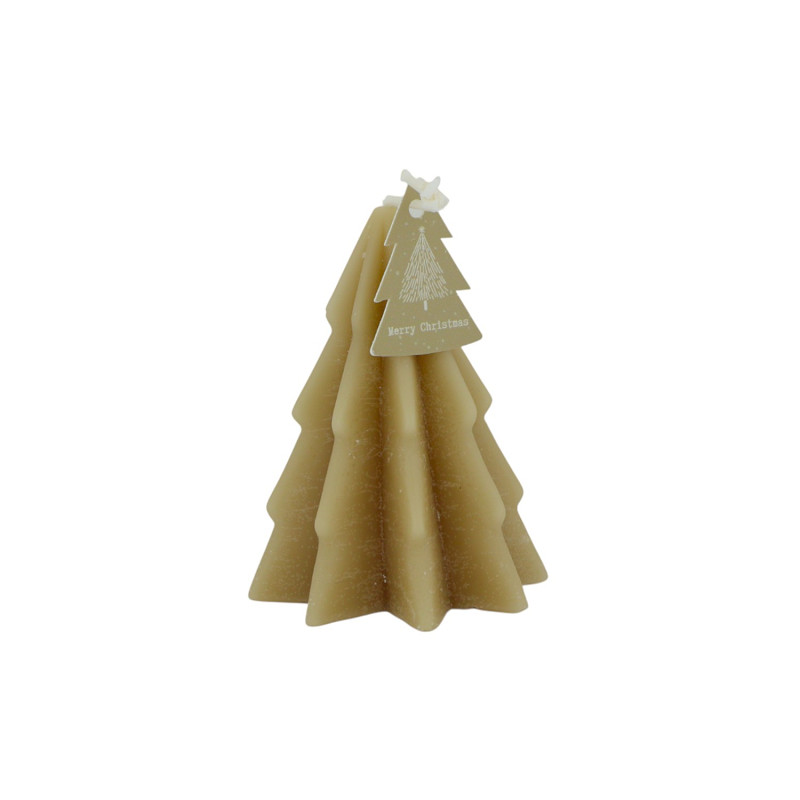 Holzige Christbaum, Baum-Dekoration, Weihnachtsdeko, Kunststoff?, Wachs-Dekoration