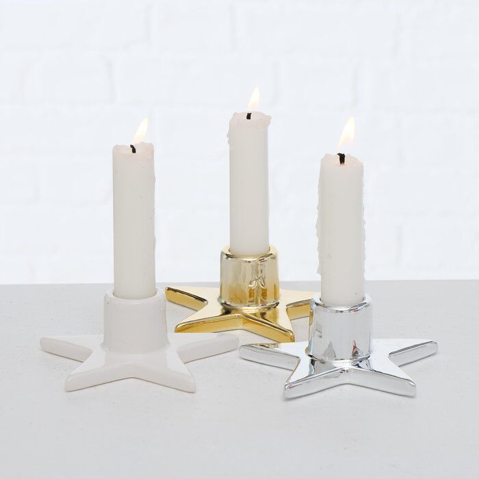 Kerzenleuchter Odessia weiß