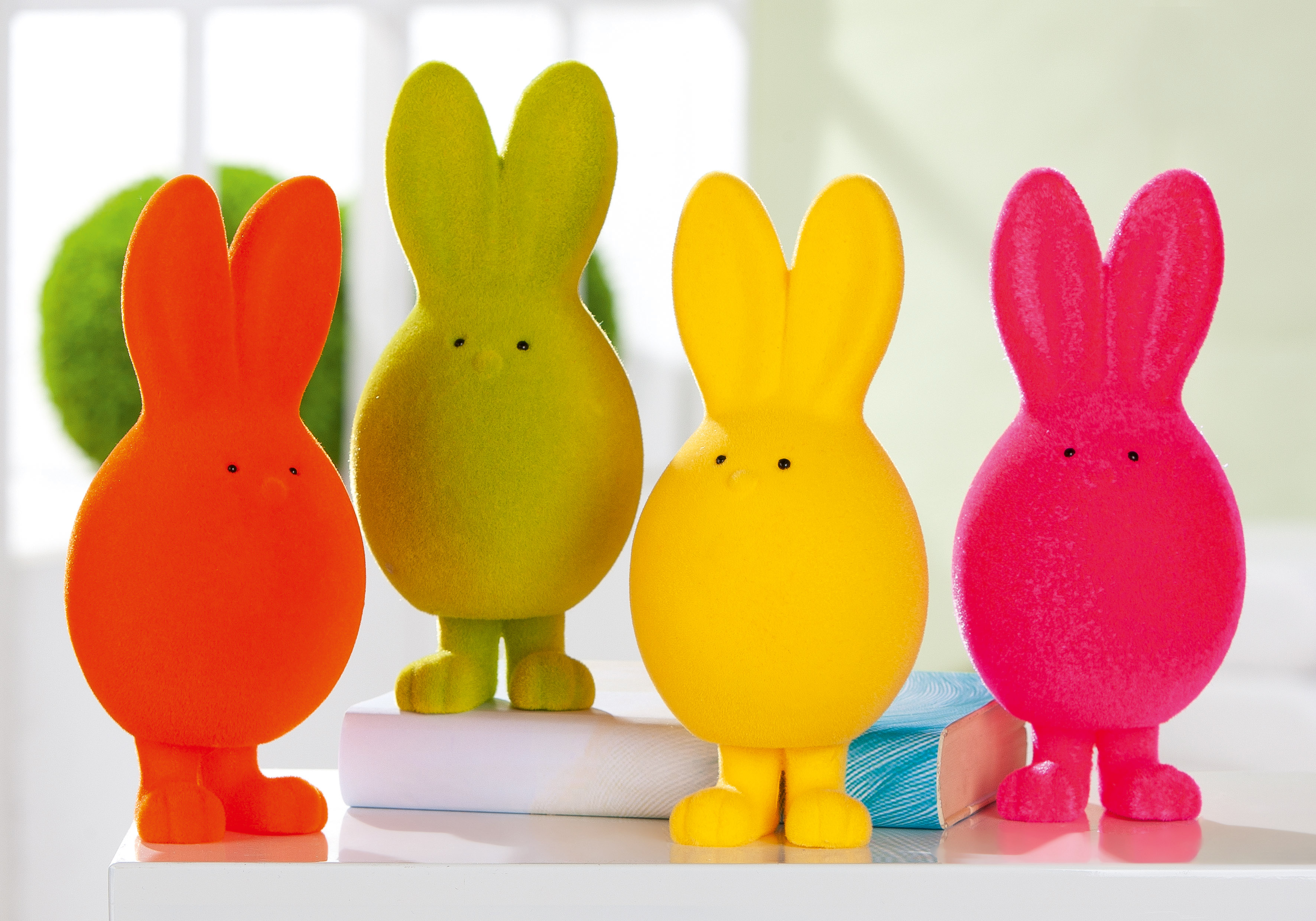 Dekofigur Hase Egbert orange 23cm Dekofigur Hase Egbert orange 23cm