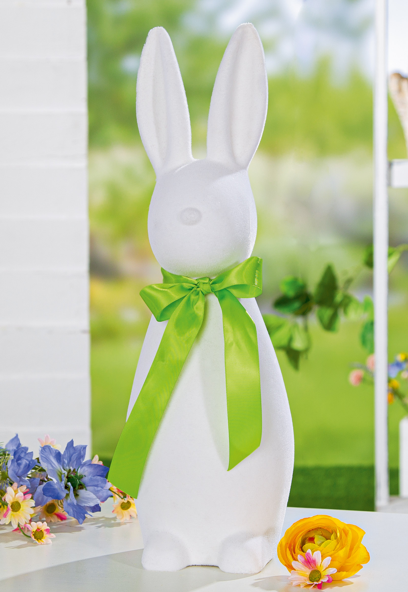 Dekofigur Hase Jimmy weiß 41cm Dekofigur Hase Jimmy weiß 41cm