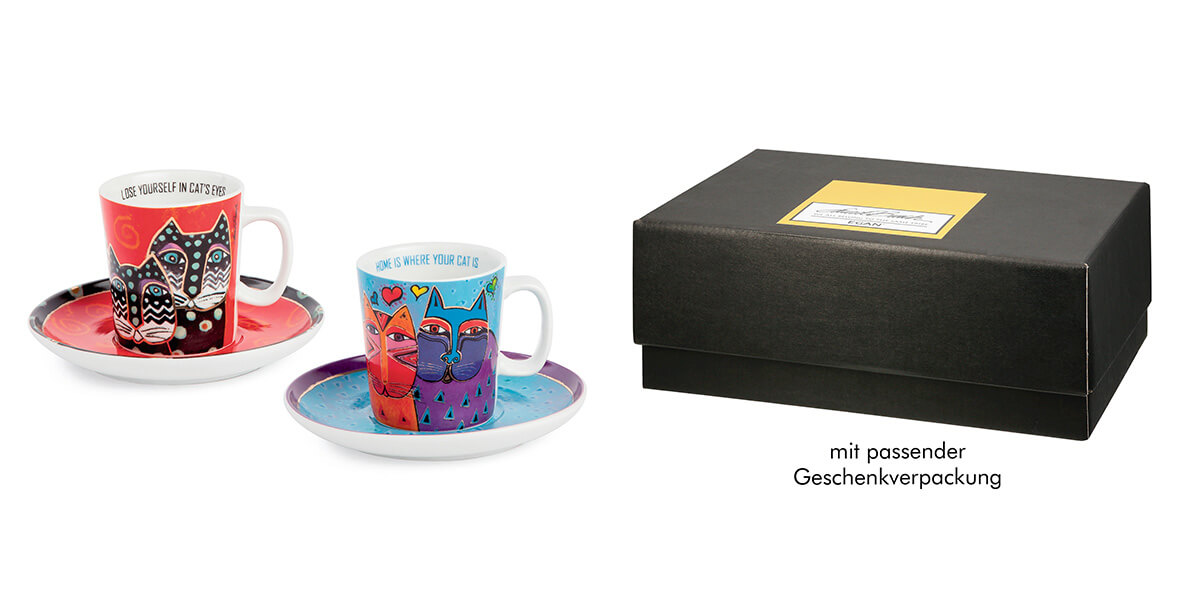 Espressotassen Set Fantastic Felines - Home/Eyes Espressotassen Set Fantastic Felines - Home/Eyes