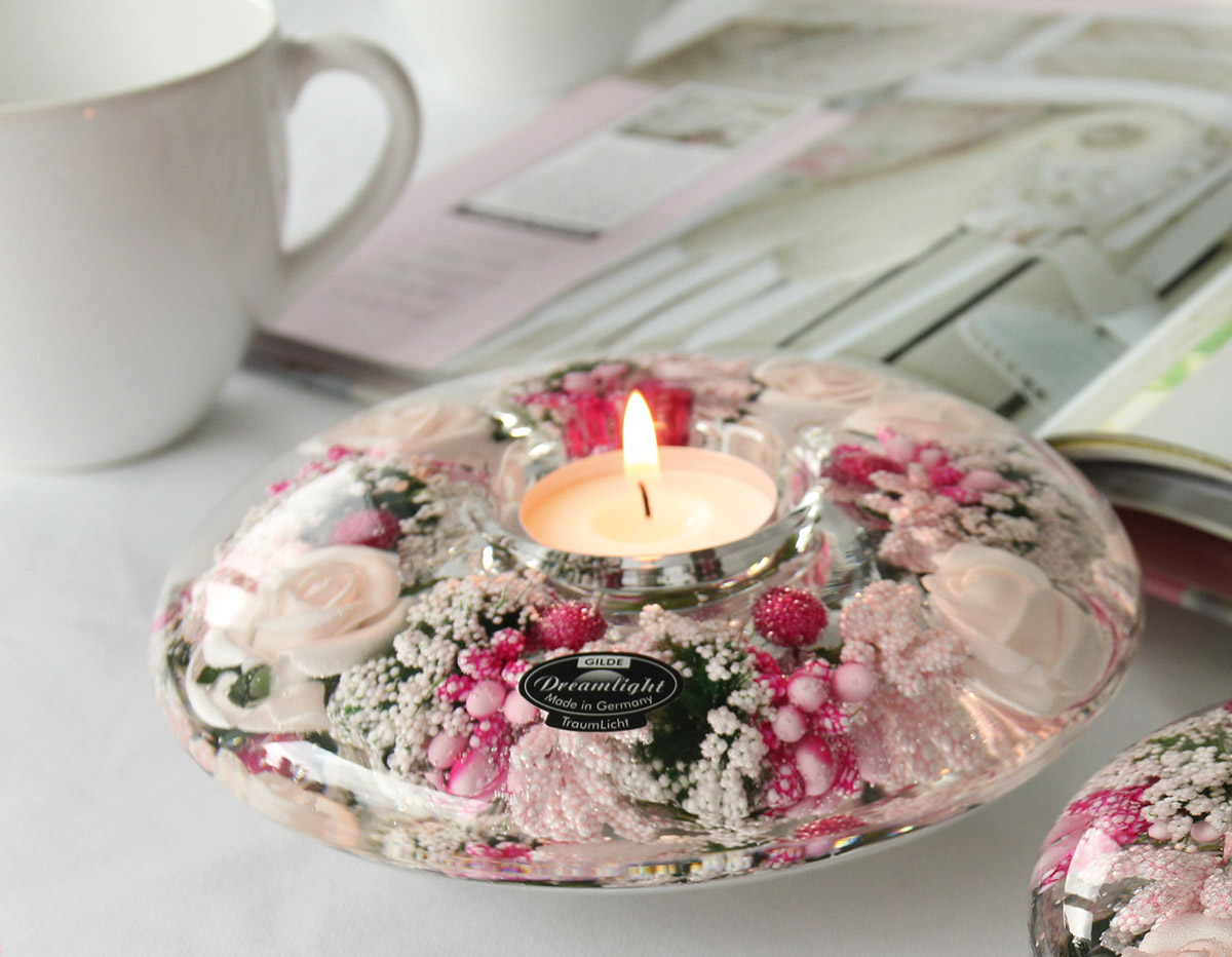 Dreamlight Teelichtleuchter Ufo Medium - Little Rose Dreamlight Teelichtleuchter Ufo Medium - Little Rose